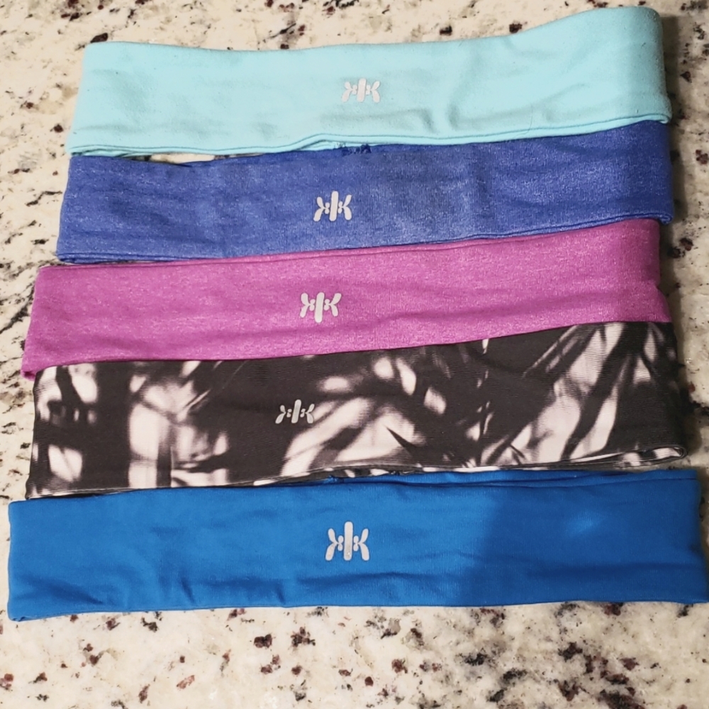 5 Kyodan headbands, one size , good used condition